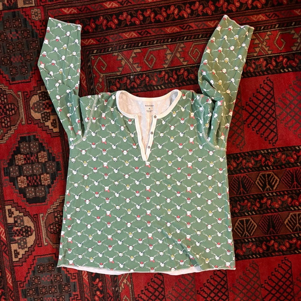 Roller Rabbit Reindeer Pajama Set - Picture 2 of 8